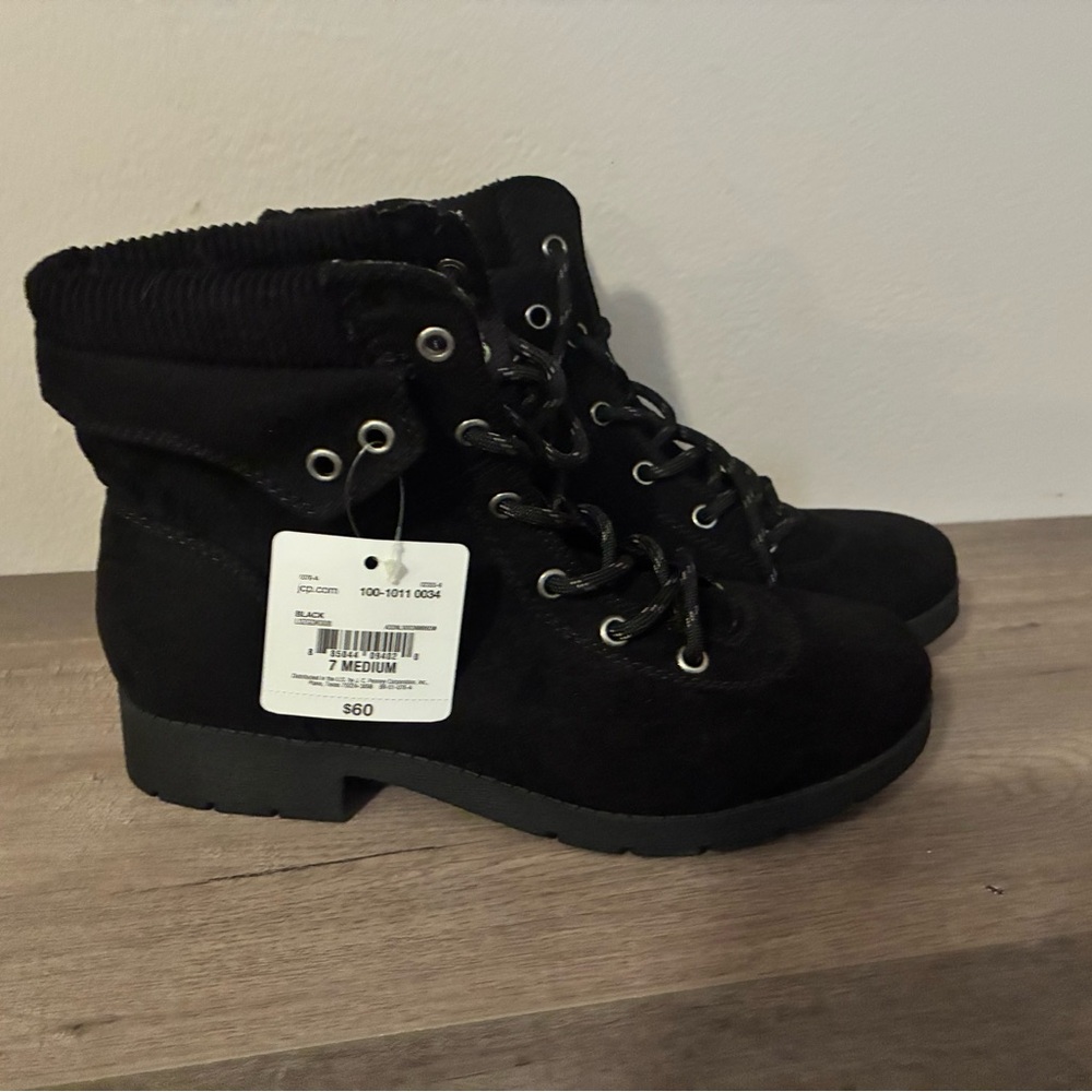 Black Suede Ankle Boots